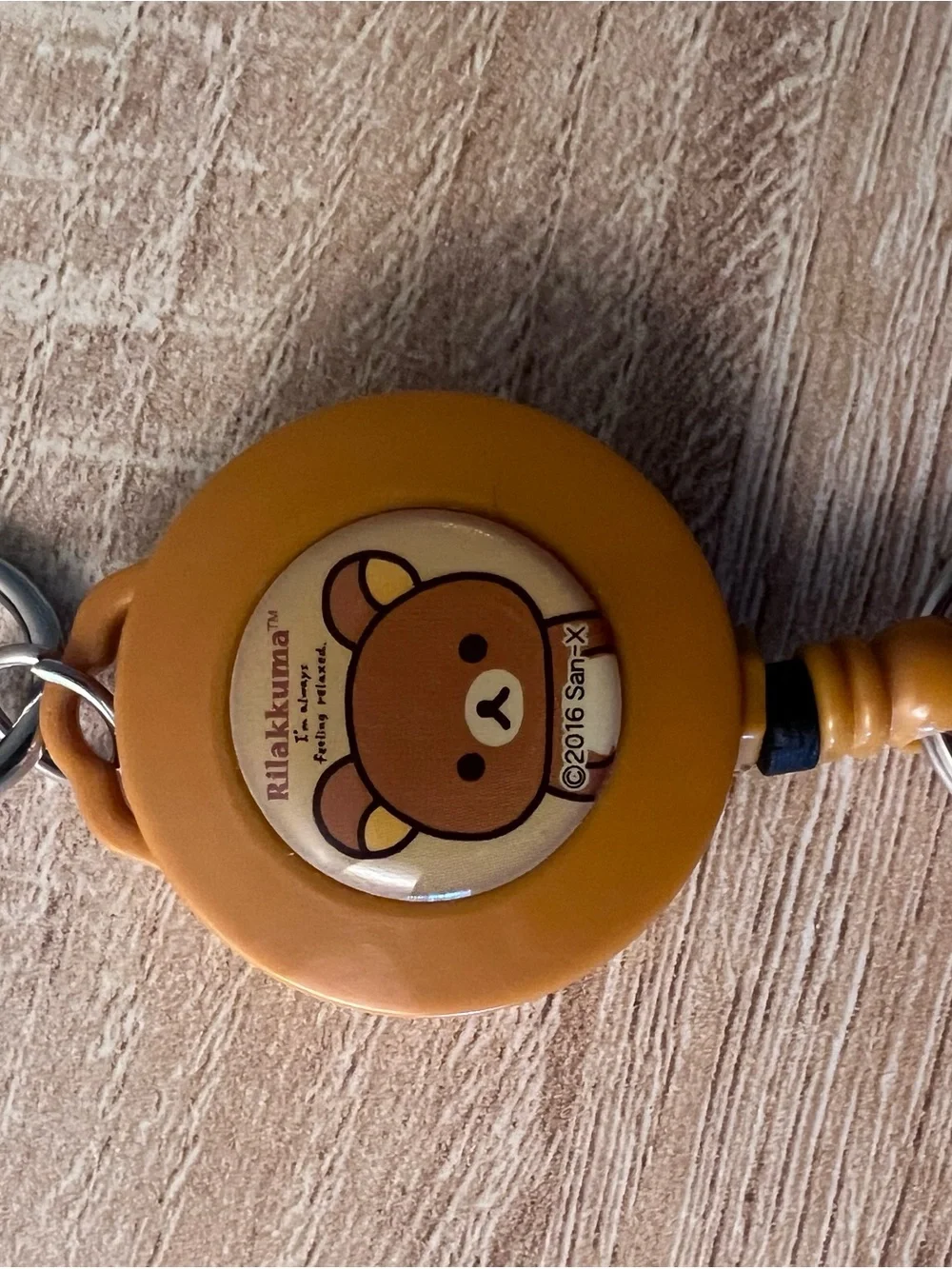 Rilakkuma  Retractable Keychain badge reel